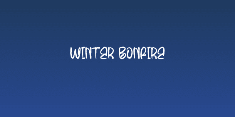 Winter Bonfire Social Header