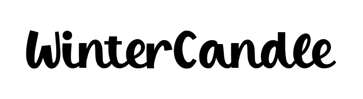 Winter Candle  font caratteri gratis