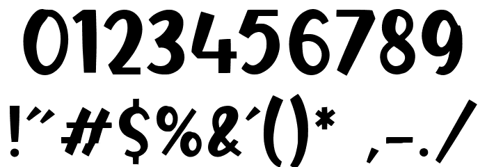 Winter Candle Font OTHER CHARS