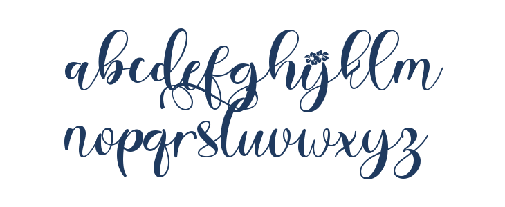 Winter Christmas Monogram Lowercase