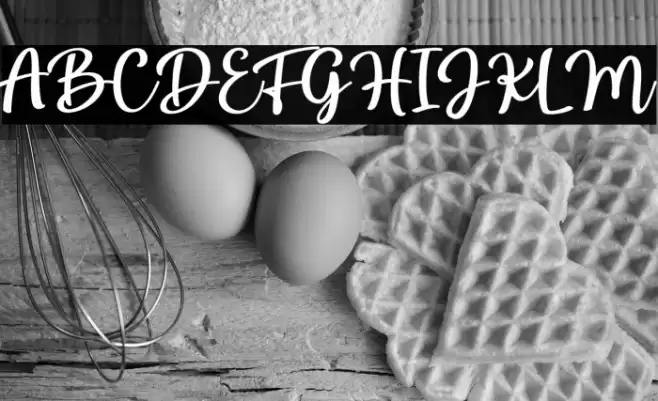 Winter Christmas Font examples