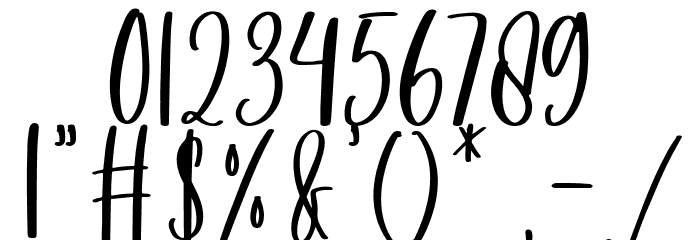 Winter Cloud Font OTHER CHARS