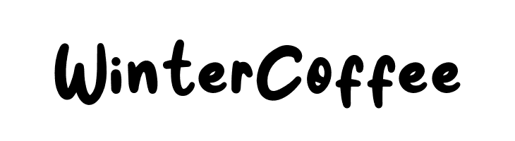 Winter Coffee  les polices de caractères gratuit tlcharger