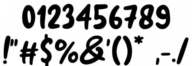 Winter Coffee Font OTHER CHARS