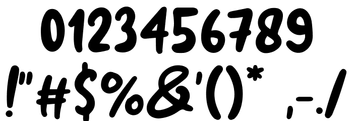 Winter Coffee Font OTHER CHARS