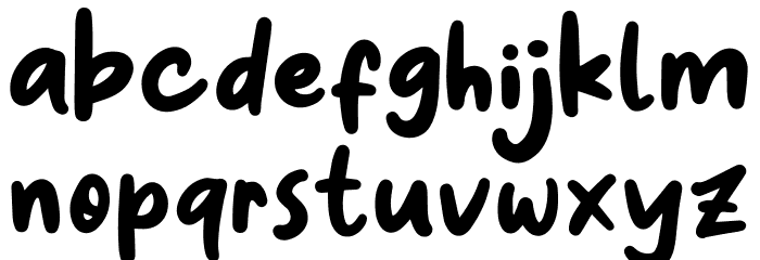 Winter Coffee Font LOWERCASE