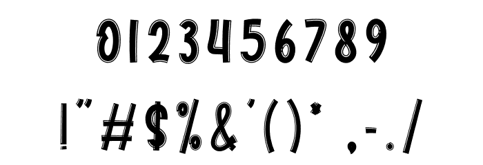 Winter Cookies Font OTHER CHARS