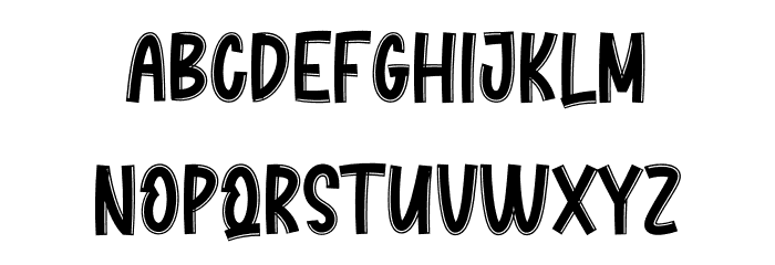 Winter Cookies Font UPPERCASE