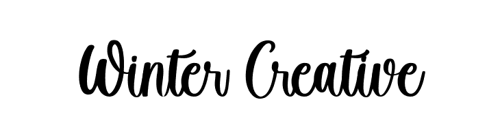 Winter Creative  Frei Schriftart Herunterladen