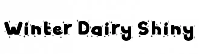 Winter Dairy Shiny  Fuentes Gratis Descargar