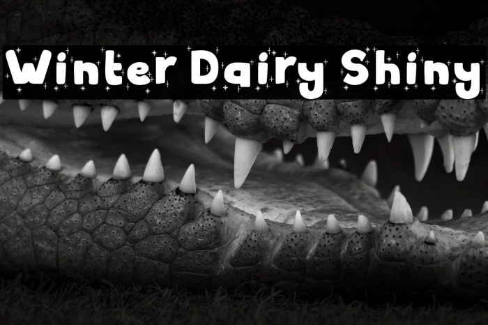 Winter Dairy Shiny Example 1