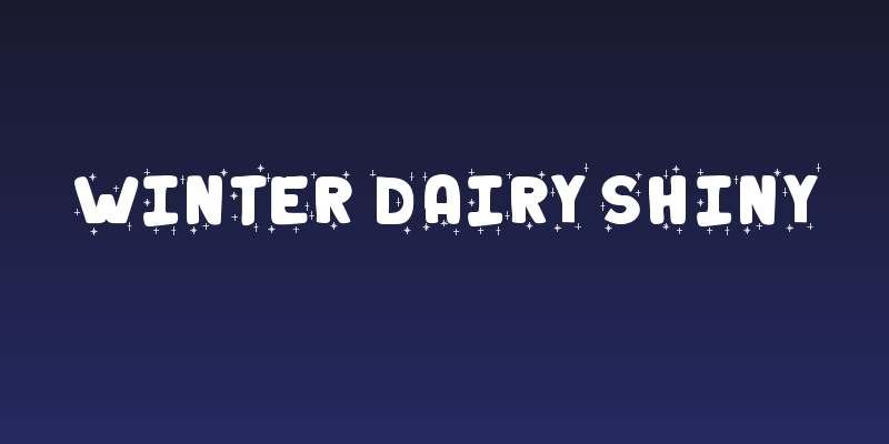 Winter Dairy Shiny Social Header