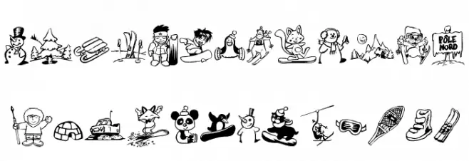 Winter Days Font OTHER CHARS