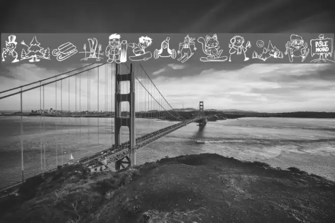 Winter Days Font examples