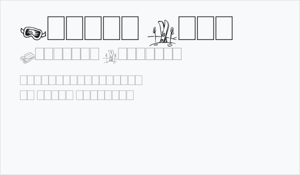 Winter Days Business Card