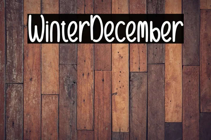 Winter December Example 1