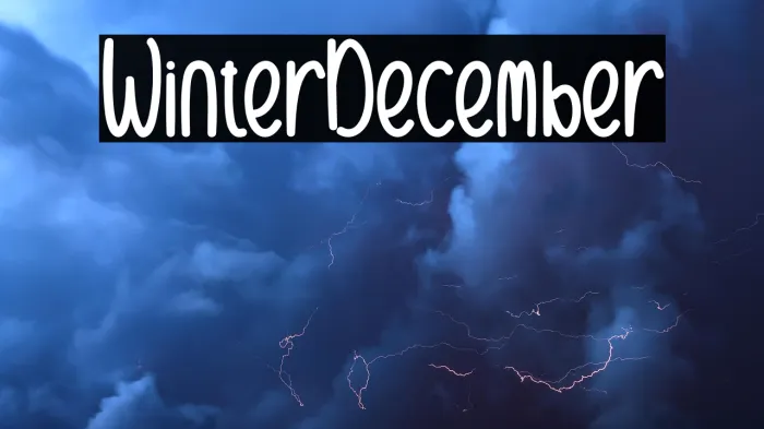 Winter December Example 3