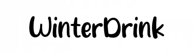 Winter Drink  Fuentes Gratis Descargar