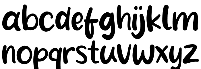Winter Drink Font LOWERCASE