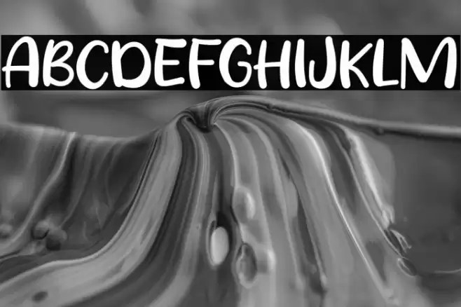 Winter Drink Font examples