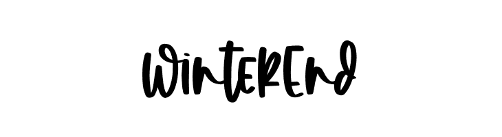 Winter End  Descarca Fonturi Gratis