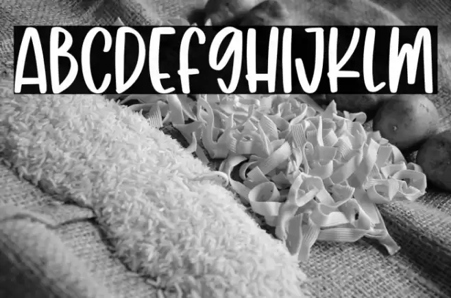 Winter End Caratteri examples