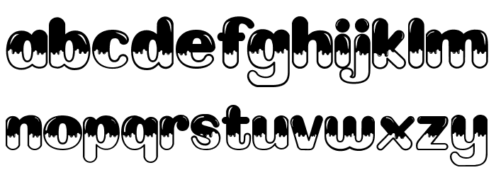 Winter Fall Font LOWERCASE