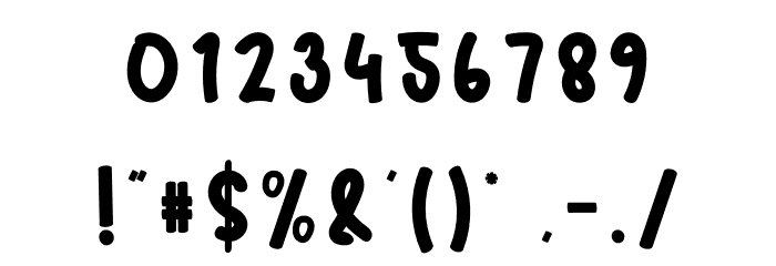 Winter Farmhouse Font OTHER CHARS