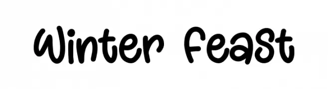 Winter Feast  les polices de caract&egrave;res gratuit t�l�charger