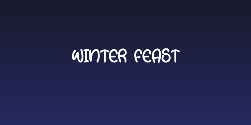 Winter Feast Social Header
