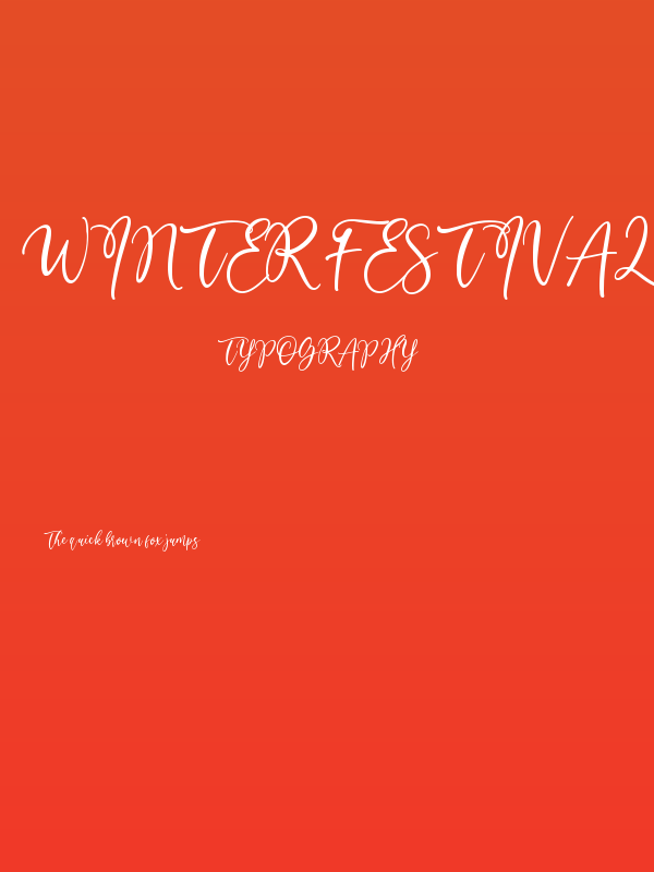 Winter Festival Poster