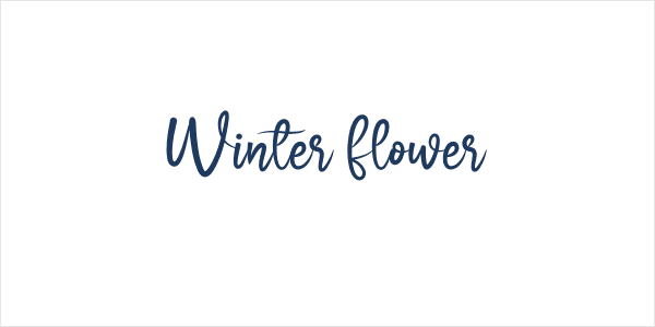 Winter Flower Logo