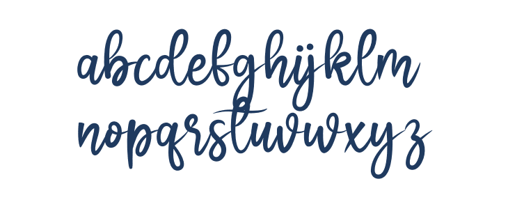 Winter Flower Lowercase