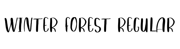 Winter Forest Regular  Free Fonts Download