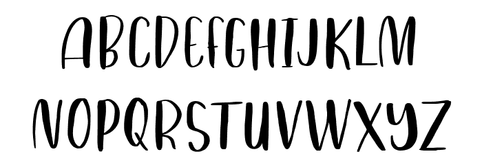 Winter Forest Regular Font LOWERCASE