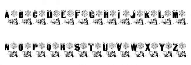 Winter Fun Polices MAJUSCULES