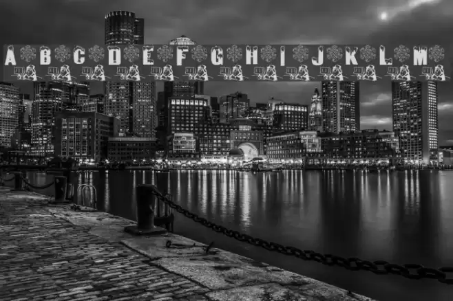 Winter Fun Font examples