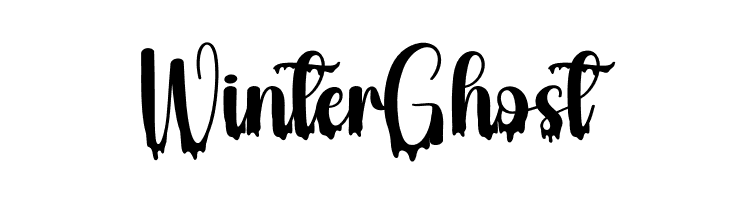 Winter Ghost  les polices de caractères gratuit télécharger