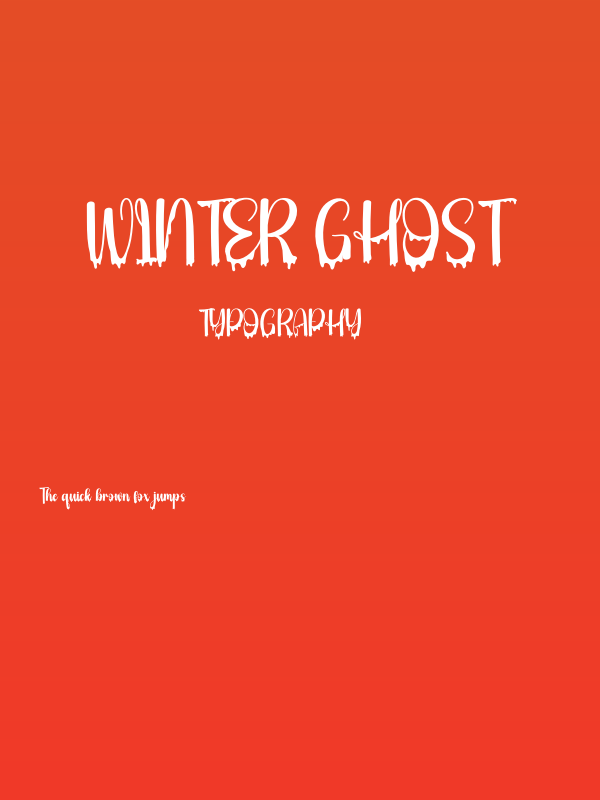 Winter Ghost Poster