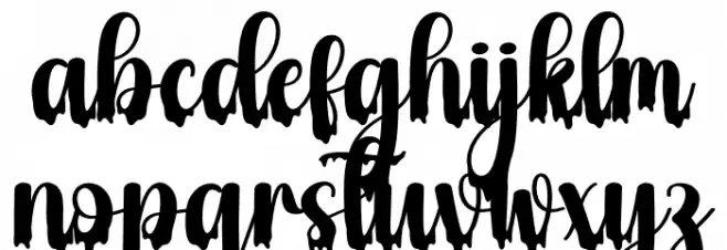 Winter Ghost Шрифта строчной