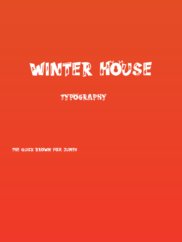 Winter House Poster