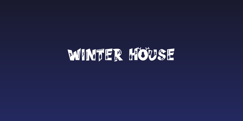 Winter House Social Header