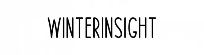 Winter Insight  Fuentes Gratis Descargar