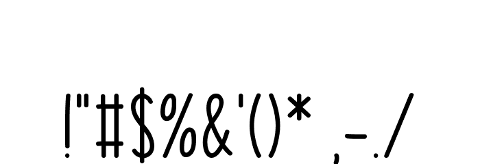 Winter Insight Font OTHER CHARS