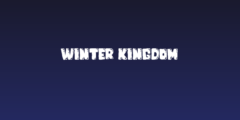 Winter Kingdom Social Header