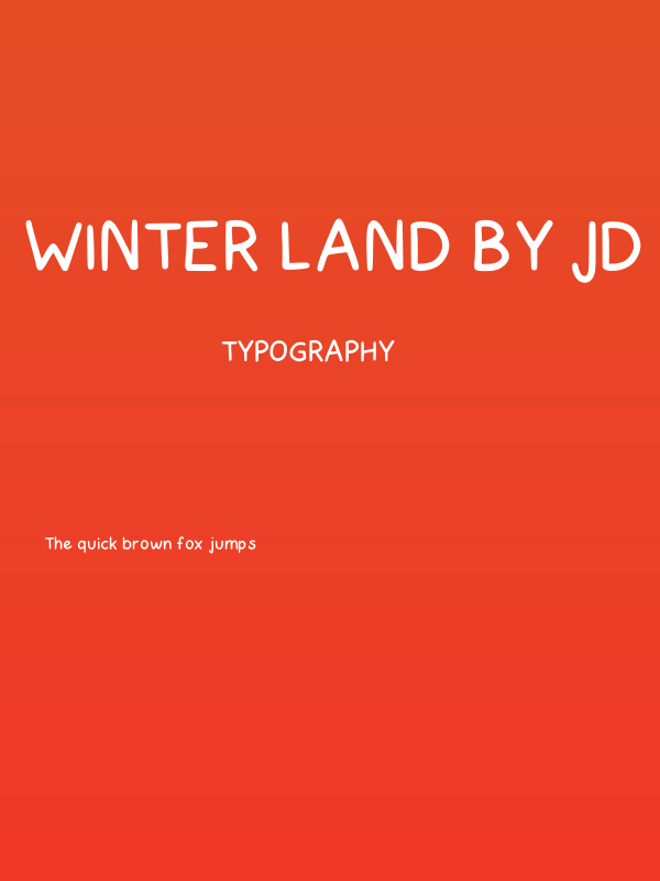 Winter Land By Jd Bold Poster