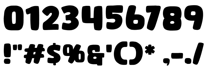 Winter Lemon Font OTHER CHARS