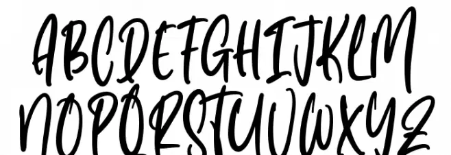Winter Lova Schriftart Groß