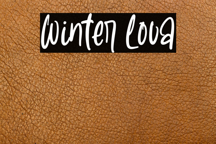 Winter Lova Example 2