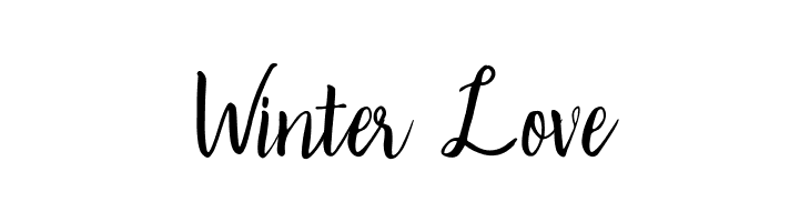 Winter Love  لخطوط تنزيل